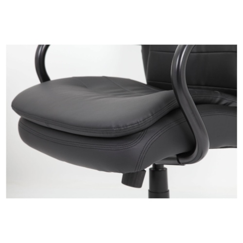 Кресло руководителя Brabix Premium Heavy Duty HD-001 до 200 кг, экокожа, черное 531015 фото 4